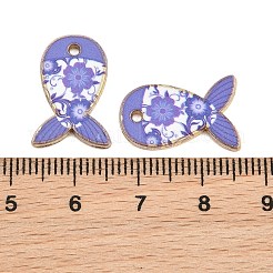 Crémaillère pendentifs en alliage placage&nbsp;FIND-H043-05LG-02