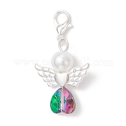 Décorations pendentif ange en verre&nbsp;HJEW-JM03561