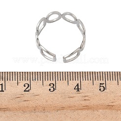 Manschettenringe aus Edelstahl 304 für Damen&nbsp;RJEW-A079-08D-P