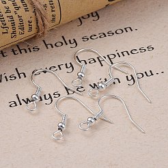 Crochets de boucles d'oreilles en fer&nbsp;IFIN-YW0001-07S