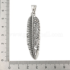 Pendentifs en acier inoxydable chirurgical 316&nbsp;STAS-Z073-80AS