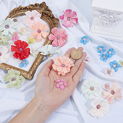 150 stücke 2 arten stoff blume ornamente&nbsp;DIY-SP0005-85