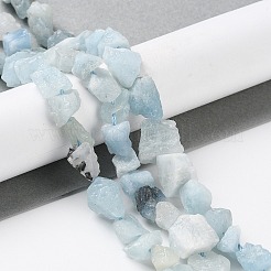 Rohe raue natürliche Aquamarinperlenstränge&nbsp;G-B065-C16