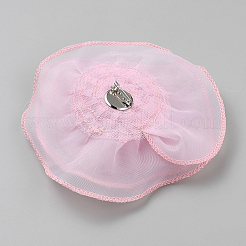 Blumenbroschen aus Polyester mit mehreren Strängen&nbsp;JEWB-WH20003-05A