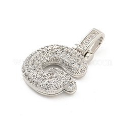 Pendentifs en laiton zircon cubique transparent&nbsp;KK-B099-01P-G