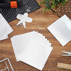 100 Blatt quadratisches Stanniolpapier für Bastelgravuren&nbsp;DIY-WH0671-354A