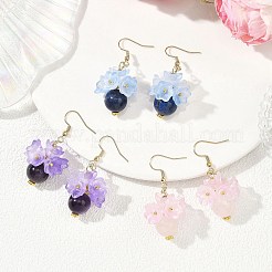Ohrhänger aus natürlichem Lapislazuli&nbsp;EJEW-JE06694