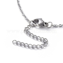 Collane a catena in acciaio inossidabile 304&nbsp;NJEW-G335-16P