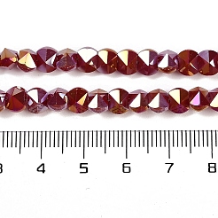 Chapelets de perles en verre électroplaqué&nbsp;EGLA-B009-05A-06