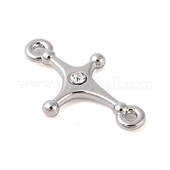 Alliage cristal strass étoile liens connecteur breloques&nbsp;FIND-Z053-05P