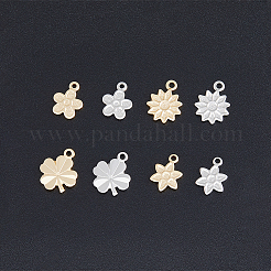 48 Stück Messing-Charms im 8-Stil mit Rack-Beschichtung&nbsp;KK-HY0001-48