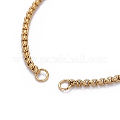 Fabrication de bracelets coulissants/bolo en acier inoxydable 304&nbsp;X-MAK-L024-01G