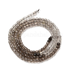 Natürlichen Rauchquarzperlen Stränge&nbsp;G-L634-D09-2.5x2.5mm