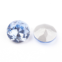 Dos et dos pointés cabochons en verre strass k9&nbsp;RGLA-J012-8mm-211
