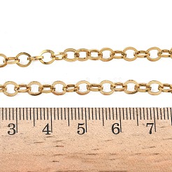 Collares de cadena rolo de acero inoxidable 304&nbsp;NJEW-Z102-01G