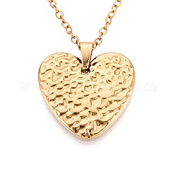 Colliers pendentifs en acier inoxydable 304&nbsp;NJEW-T018-59G