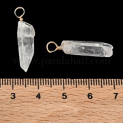 30 pendentif en cristal de quartz naturel.&nbsp;PALLOY-GA00039