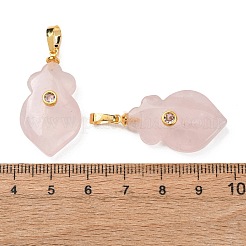 Ciondoli quazo rosa naturale&nbsp;G-P628-05G-05