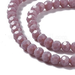 Fili di perle di vetro sfaccettate (32 sfaccettatura).&nbsp;EGLA-J042-36B-13
