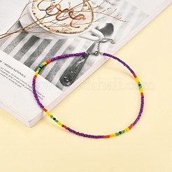 Collane di perline seme di vetro&nbsp;NJEW-JN03646