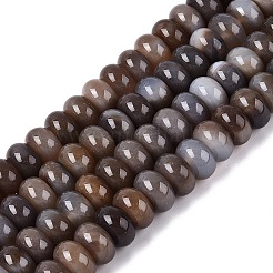 Chapelets de perles d'agate naturelle&nbsp;G-Q613-01E-03