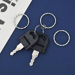 Accessoires de fermoir de porte-clé en fer&nbsp;E244