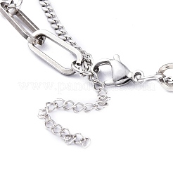 Colliers pendentifs diffuseurs en acier inoxydable 304 anti-ternissement&nbsp;NJEW-M181-02P