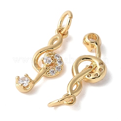Pendentifs en laiton zircon cubique transparent&nbsp;KK-H449-85D-G-RS