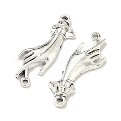 Connecteurs de liens en alliage de zinc de style tibétain&nbsp;X-TIBEP-R334-233AS-RS