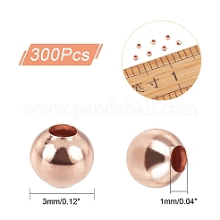 Perline distanziatrici in ottone da 300 pz&nbsp;KK-PH0003-37