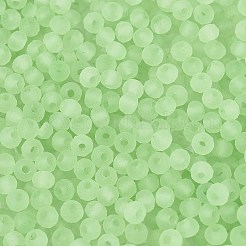 Perles de rocaille en verre transparent dépoli fgb&nbsp;SEED-N013-04A-08