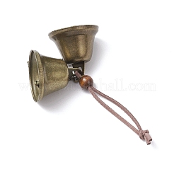 Fer cloche pendentif décorations&nbsp;HJEW-JM03774-02