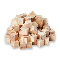 100 Stück unbehandeltes Holz-DIY-Material zum Schnitzen&nbsp;WOOD-SP0001-45
