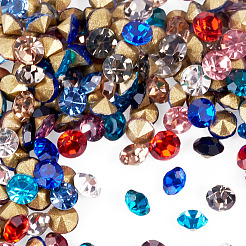 Torna a punta cabochon strass vetro&nbsp;RGLA-YS0001-04A