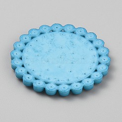 Sertissage cabochon plastique&nbsp;KY-WH0056-05F
