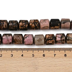 Natur Rhodonit Perlen Stränge&nbsp;G-G275-D07-10x10mm