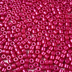 Perlmuttglas-Saatperlen-Perlen mit Backfarbe&nbsp;SEED-T008-03O
