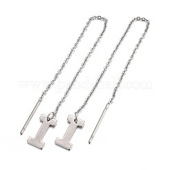 Pendientes de botón de acero inoxidable 304 resistentes al deslustre&nbsp;EJEW-L205-01I