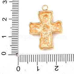Pendentifs en acier inoxydable 304 micro pavés de zircones cubiques&nbsp;STAS-P421-02G