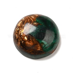 Cabochon in bronzite sintetica e malachite assemblati&nbsp;G-I339-08B