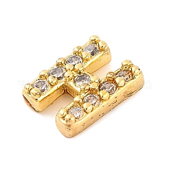Cabochons en laiton plaqué en rack micro pavé de zircone cubique&nbsp;KK-F874-04G-H
