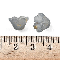 Perlenkappe aus mattiertem Glas&nbsp;FGLA-C001-01I