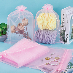 30 stücke große organza beutel tragbare schuhe tasche reise lagerung kordelzug taschen&nbsp;OP-SP0001-03B-03