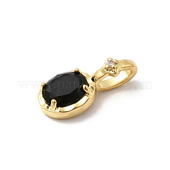 Colgante micropavé cubic zirconia de latón&nbsp;KK-D009-03G