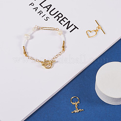 24 set di 6 fermagli a barilotto in ottone&nbsp;KK-PJ0001-18