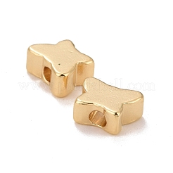 Perline di ottone ecocompatibili con placcatura a cremagliera&nbsp;KK-D075-28G-RS