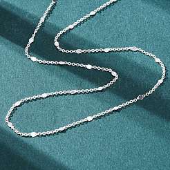 Collar de cadena de cable de latón de 1 mm para mujeres y hombres&nbsp;KK-P302-02S