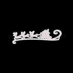 Plantillas de troqueles de corte de acero al carbono con marco temático navideño&nbsp;DIY-F046-24