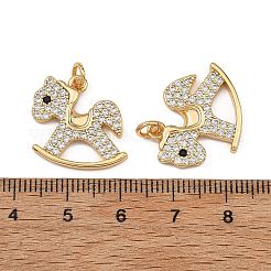 Ciondoli Shegrace in ottone con micro pavé di zirconi cubici neri&nbsp;XGRQ4S235-746G