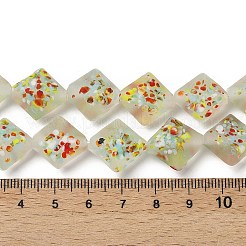 Bereifte handgemachte Bunte Malerei Perlenstränge&nbsp;LAMP-A010-01C